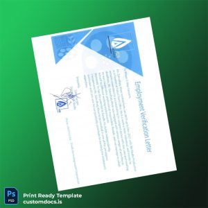 custom Afghanistan Abi Media Employment Verification Letter Template - Word & PDF File Preview - CustomDocs