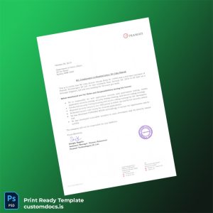 custom Australia Pramati Technologies Employment Verification Letter Template - Word & PDF File Preview - CustomDocs