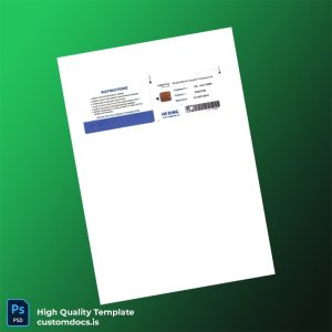 Bangladesh Dhaka Electric Supply Company Ltd Editable Utility Bill Template in Word and PDF formats