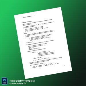 Bank Reconciliation Template in Word and PDF formats