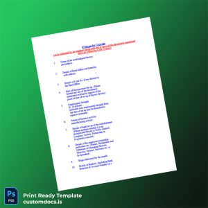 custom Country Registration Certificate Template - Word & PDF File Preview - CustomDocs