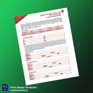 customizable Domain Name Registration Certificate Template - Word & PDF File Preview