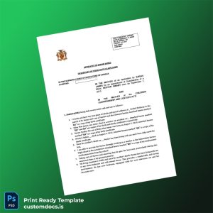 custom Employment Verification Letter for Sarah James Template - Word & PDF File Preview - CustomDocs