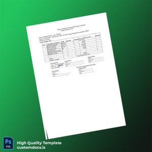 Ethiopia Nexus Tigray Regional Coordination Office Editable Operational Expenses Template in Word and PDF formats