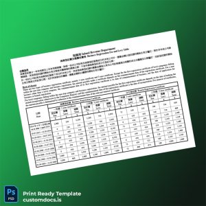 custom Hong Kong Companies Registry Business Registration Certificate Template - Word & PDF File Preview - CustomDocs