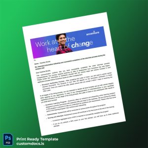 custom India Accenture Employment Verification Letter Template - Word & PDF File Preview - CustomDocs