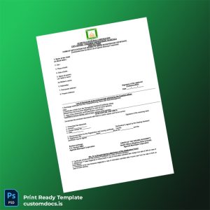 custom India Agartala Municipal Corporation Birth Registration Certificate Template - Word & PDF File Preview - CustomDocs