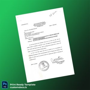 custom India Bank of India Employment Verification Letter Template - Word & PDF File Preview - CustomDocs