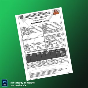 custom India Delhi Building Other Construction Workers Welfare Board Registration Certificate Template - Word & PDF File Preview - CustomDocs