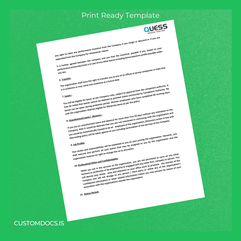 Custom India Harsh Jaiswal Salary Certificate Template in Word and PDF formats page 3 File Preview - CustomDocs