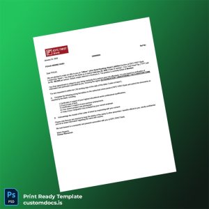 custom India IDFC FIRST Bank Employment Verification Letter Template - Word & PDF File Preview - CustomDocs