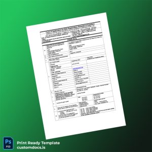 custom India Kerala State Electronics Development Corporation Ltd Vendor Registration Form Template - Word & PDF File Preview - CustomDocs