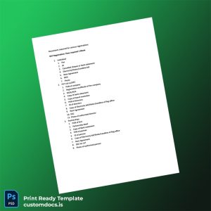 custom India Ministry of Commerce Registration Certificate Template - Word & PDF File Preview - CustomDocs