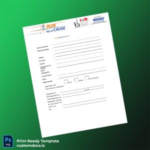 custom India NGO Registration Form Template - Word & PDF File Preview - CustomDocs