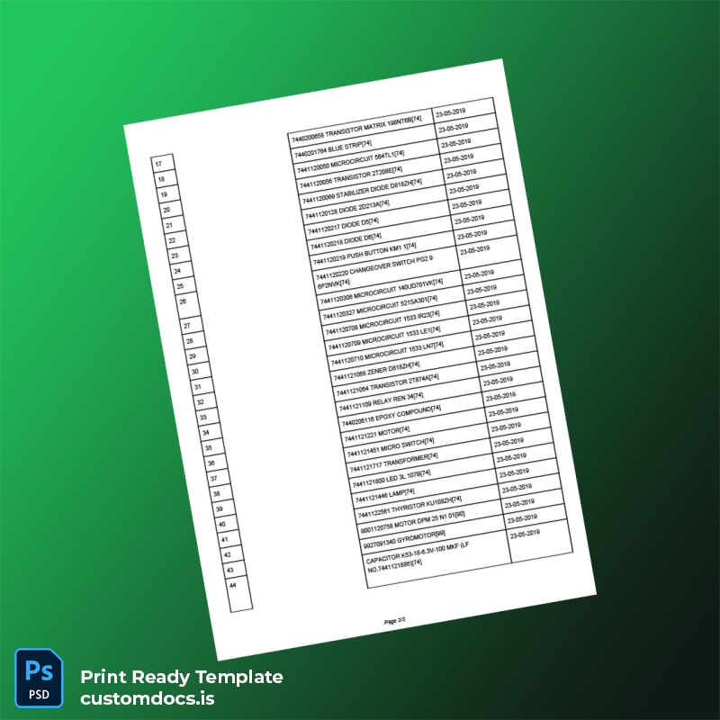 Custom India Ordnance Parachute Factory Business Registration Certificate Template in Word and PDF formats page 2 File Preview - CustomDocs
