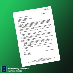 custom India Power Plant Engineers Limited Employment Verification Letter Template - Word & PDF File Preview - CustomDocs