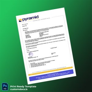 custom India Pyramid IT Consulting Pvt Ltd Employment Verification Letter Template - Word & PDF File Preview - CustomDocs