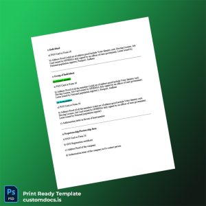 custom India Registration Authorization Documents for Bidder Template - Word & PDF File Preview - CustomDocs