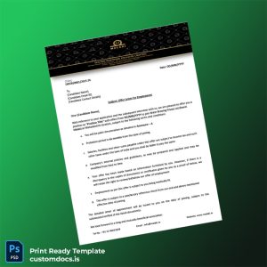 custom India Water Brewing Private Limited Employment Verification Letter Template - Word & PDF File Preview - CustomDocs