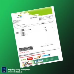 Kenya Wananchi Group K Ltd Editable Internet Bill Template in Word and PDF formats