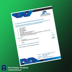 custom Pakistan AOP Registration Certificate Template - Word & PDF File Preview - CustomDocs