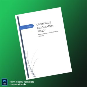 custom Pakistan NADRA Orphan Registration Policy Template - Word & PDF File Preview - CustomDocs