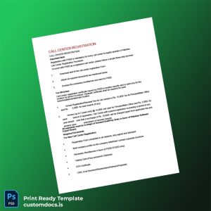 customizable Pakistan Pakistan Software Export Board Business Registration Certificate Template - Word & PDF File Preview