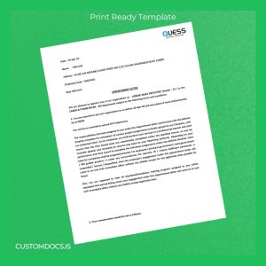 custom Qatar QWEESS Salary Certificate Template - Word & PDF File Preview - CustomDocs