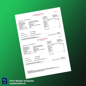 customizable Registration Certificate Template - Word & PDF File Preview