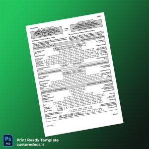 custom South Africa Department of Transport Application for Duplicate Registration Certificate Template - Word & PDF File Preview - CustomDocs