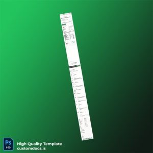 USA Howard Bank Bank Statement Template in Word and PDF formats