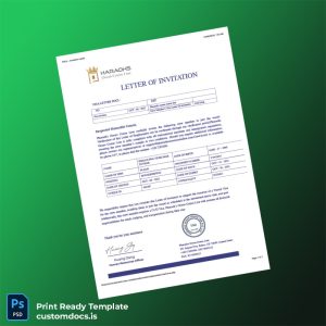 custom USA Pharaoh s Ocean Cruise Line Employment Verification Letter Template - Word & PDF File Preview - CustomDocs