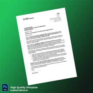 Uganda National Water And Sewage Corporation Editable Utility Bill Template in Word and PDF formats