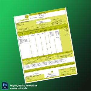 Uganda Umeme Editable Utility Bill Template in Word and PDF formats