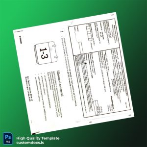 Ukraine YASNO Editable Utility Bill Template in Word and PDF formats