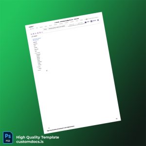 United Kingdom Army Editable Identity Document Template in Word and PDF formats