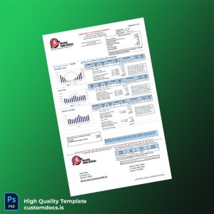 United States Norwich Public Utilities Editable Utility Bill Template in Word and PDF formats