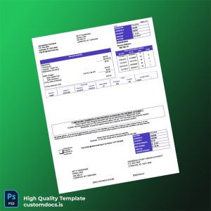 United States Onondaga County Water Authority Editable Water Bill Template in Word and PDF formats