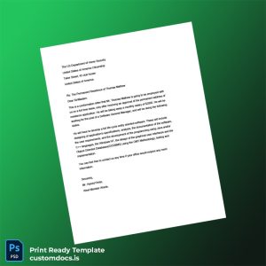 custom United States West Monster Words Employment Verification Letter Template - Word & PDF File Preview - CustomDocs