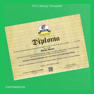 custom Angola Instituto Superior Politécnico Internacional Diploma in Mechanical Engineering File Preview - CustomDocs