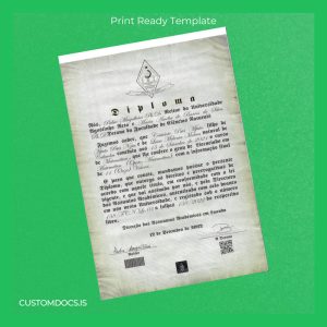 custom Angola Universidade Agostinho Neto Bachelor of Science in Mathematics Template File Preview - CustomDocs