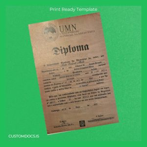 custom Angola Universidade Mandume Ya Ndemufayo Bachelor of Science in Information Technology Template File Preview - CustomDocs