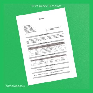 custom India State Board of Technical Education Diploma in Mechanical Engineering Template File Preview - CustomDocs