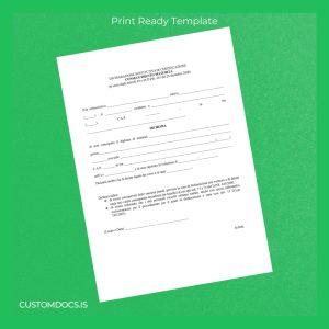 custom Italy Autocertificazione Diploma di Maturità Template File Preview - CustomDocs