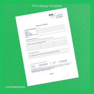 custom Italy Secondary School Diploma Template File Preview - CustomDocs