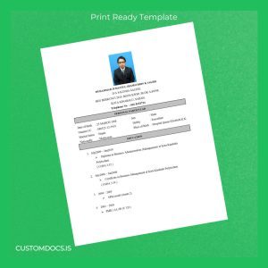custom Malaysia Kota Kinabalu Polytechnic Diploma in Business Administration Template File Preview - CustomDocs