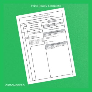 custom Malaysia Universiti Teknologi MARA Diploma in Health Sciences Template File Preview - CustomDocs