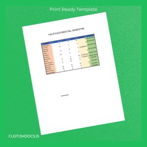 custom Mexico AOMR Diploma Template File Preview - CustomDocs