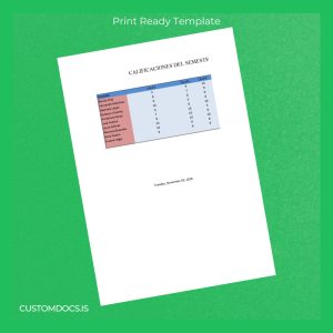 custom Mexico EGS Diploma Template File Preview - CustomDocs