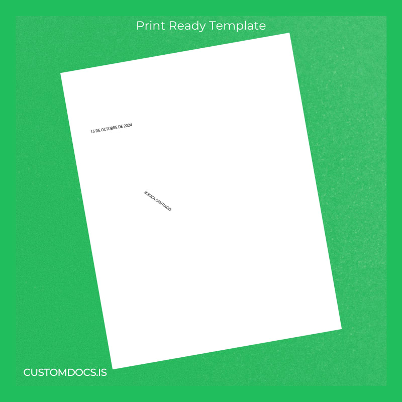 Custom Mexico Instituto Patria High School Diploma page 2 File Preview - CustomDocs